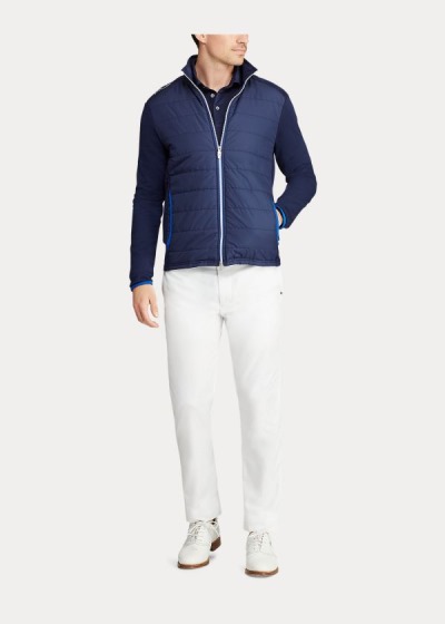 Jaqueta Ralph Lauren Paneled Stretch Terry Homem 32716-EZAN